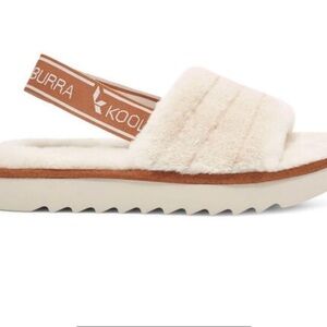 Kookaburra by UGG fuzz’s II women’s faux-fur slippers sandals size 10